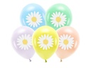 Partydeco Ballon Öko Gänseblümchen 5 Stk Mehrfarbig