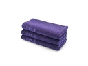 21CARS Edgeless Mikrofaser-Handtuch 3er-Set 40 x 40 cm Violett