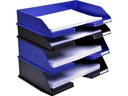 Exacompta Briefablage COMBO MAXI A4+ quer ECO Schwarz, Blau