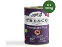 FRESCO Nassfutter Complete Plus Rind mit Reis 800 g