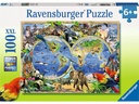 Ravensburger Puzzle Tierisch um die Welt 100 XXL Teile