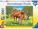 Ravensburger Puzzle Pferdeglück auf der Wiese 100 XXL Teile