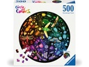 Ravensburger Puzzle Circle of colors – Insects 500 Teile, rund