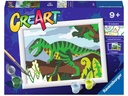 Ravensburger Malen nach Zahlen Umherstreifender Dinosaurier