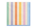Partydeco Papierservietten Streifen 33 cm x 33 cm