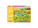 Teampuzzle Puzzle On the Farm 2 Schwierigkeitsstufen, 48 x 33 cm