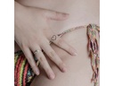 minink Tattoo Kleines offenes Herz Grösse: S (1.1 cm x 0.9 cm)