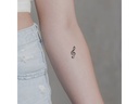 minink Tattoo Violinschlüssel Grösse: S (1.0 cm x 2.8 cm)