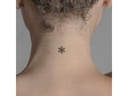 minink Tattoo Schneeflocke Grösse: S (1.5 cm x 1.7 cm)