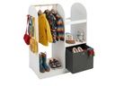relaxdays Kindergarderobe mit Stoffbox