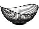 APS Früchtekorb Früchtekorb SVART 9.5 x 25.5 x 13.5 cm, Schwarz