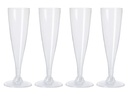 FURBER Einweg-Sektglas 4 Stück