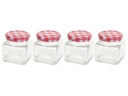 FURBER Einmachglas 75 ml, 4 Stück
