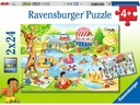 Ravensburger Puzzle Freizeit am See 2 x 24 Teile