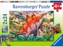 Ravensburger Puzzle Wilde Urzeittiere 2 x 24 Teile