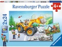 Ravensburger Puzzle Bagger und Waldtraktor 2 x 24 Teile