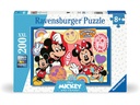 Ravensburger Puzzle Unterwegs mit Mickey und Minnie 200 Teile