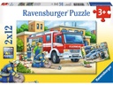Ravensburger Puzzle Polizei und Feuerwehr 2 x 12 Teile