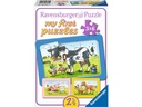 Ravensburger Puzzle Gute Tierfreunde 3 x 6 Teile