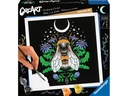 Ravensburger Malen nach Zahlen Pixie Cold Bee quadratisch 20 x 20 cm