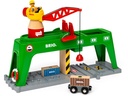 BRIO Bahn Verlade-Terminal mit Containerkran