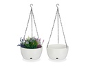 relaxdays Blumenampel XL 2er Set 28.5 x 15.5 cm