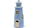 Chic Antique Aufsteller Leuchtturm mit LED 27 cm, Blau
