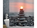 diaqua® Duschvorhang Zen 120 x 200 cm, Mehrfarbig