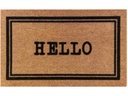 Dameco Fussmatte Hello 45 cm x 75 cm