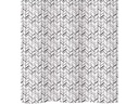 diaqua® Duschvorhang Chevron 240 x 180 cm, Schwarz/Weiss
