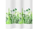 diaqua® Duschvorhang Joya 180 x 200 cm, Grün/Weiss
