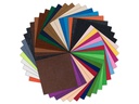 LOKLIK Filzblattbündel Mix 20.5 x 20.5 cm, 42 Stück, Mehrfarbig