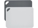 Zeller Present Schneidebrett-Set Anthrazit/Grau 29 cm  x 38 cm