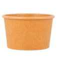 Webstar Eisbecher Kraft 120 ml Braun 50 Stück