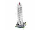 BRIXIES Bausteinmodell Schiefer Turm von Pisa aus 494 Bausteinen