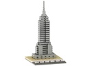 BRIXIES Bausteinmodell Empire State Building aus 353 Bausteinen