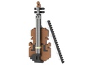 BRIXIES Bausteinmodell Violine aus 161 Bausteinen