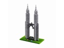 BRIXIES Bausteinmodell Petronas Towers aus 450 Bausteinen