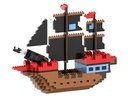 BRIXIES Bausteinmodell Piratenschiff aus 726 Bausteinen