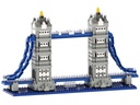 BRIXIES Bausteinmodell Tower Bridge aus 850 Bausteinen