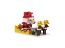 BRIXIES Bausteinmodell Weihnachtsschlitten aus 205 Bausteinen