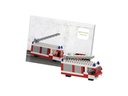 BRIXIES Bausteinmodell Feuerwehr aus 133 Bausteinen