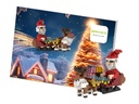 BRIXIES Weihnachtsmann mit Schlitten Weihnachtsmann mit Schlitten