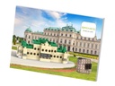 BRIXIES Bausteinmodell Schloss Belvedere Postkarte aus 127 Teilen