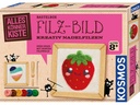 Kosmos Bastelset Filz-Bild 8 Farben Holz