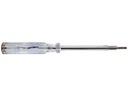 Perel Spannungsprüfer-Schraubendreher EVT02 Stahl Transparent