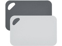 Zeller Present Schneidebrett-Set Anthrazit/Grau 19 cm  x 29 cm