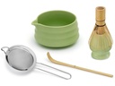 GOURMETmaxx GOURMETmaxx Matcha-Set grün Keramik 5-tlg. 0.45 l, Grün