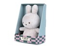 Bon Ton Toys Miffy Lucky Plüschhase sitzend grau 10 cm