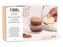 Graine Créative Graine Créative Seifen DIY Kit Hafer & Ton zweifarbig